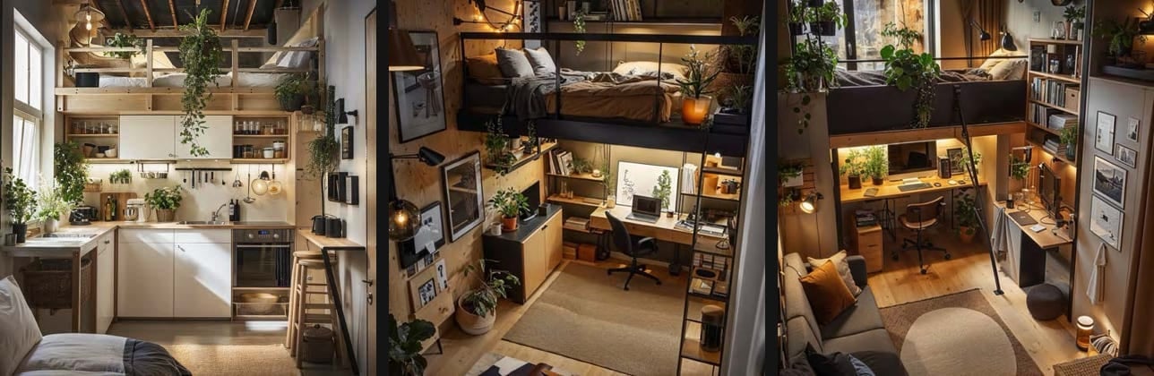 Social Hub Dresden — drei möblierte Wohnwelten: Skärgård Loft, Lykke Studio und Nordviken Nook